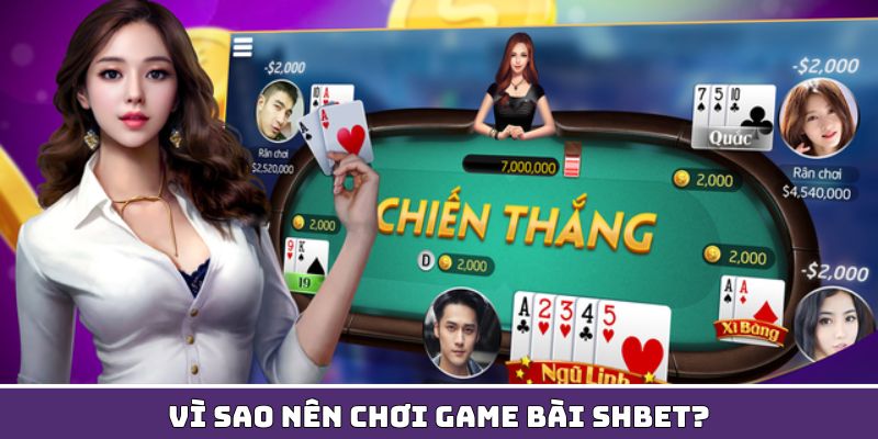 Lý do nên chơi game bài SHBET